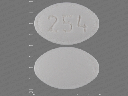 254: Carvedilol 3.125 mg Oral Tablet