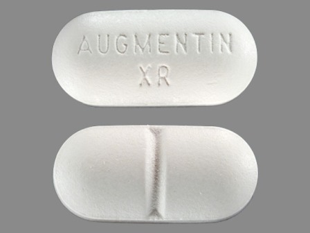 AUGMENTIN XR: Augmentin XR 12 Hr 1000 mg Extended Release Tablet