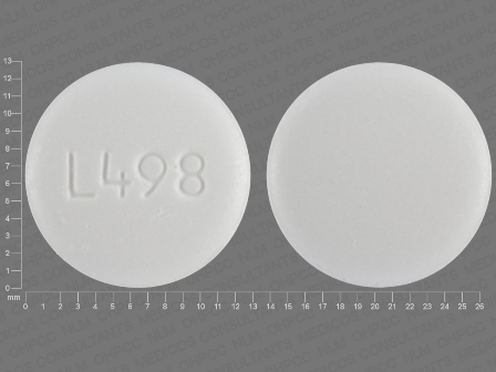 L498: Guaifenesin 600 mg 12 Hr Extended Release Tablet