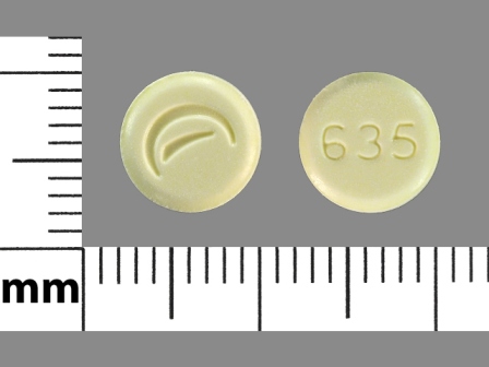 635: (45963-635) Lovastatin 40 mg Oral Tablet by Actavis Inc.