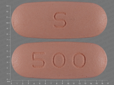 S 500: (47335-539) Niacin 500 mg Oral Tablet, Film Coated, Extended Release by Sun Pharma Global Fze