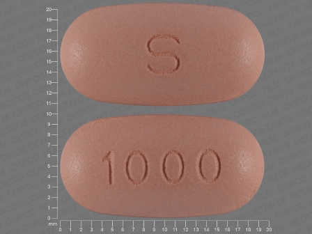 S 1000: (47335-613) Niacin 1000 mg Oral Tablet, Film Coated, Extended Release by Avera Mckennan Hospital