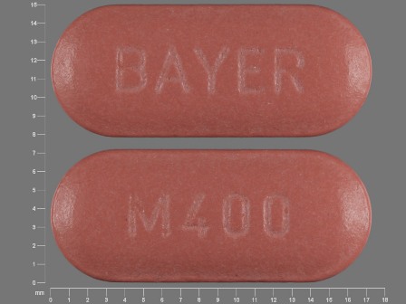 BAYER M400: (47781-268) Moxifloxacin Hydrochloride 400 mg/1 Oral Tablet, Film Coated by Alvogen, Inc.