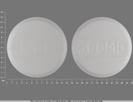 500MG L405: Apap 500 mg Oral Tablet
