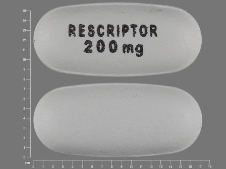 RESCRIPTOR 200 mg: (49702-210) Rescriptor 200 mg Oral Tablet by Kaiser Foundation Hospitals
