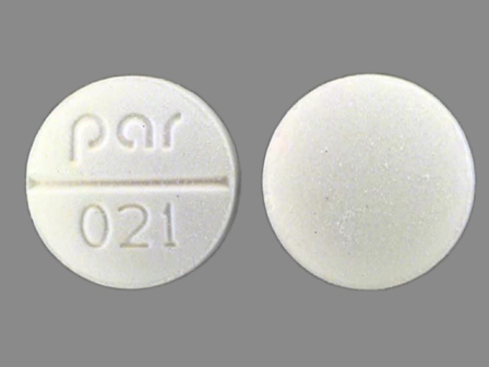 Par 021: (49884-021) Isosorbide Dinitrate 10 mg Oral Tablet by Cardinal Health