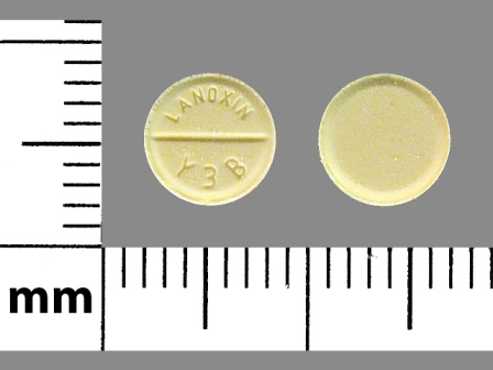 LANOXIN Y3B: (49884-514) Digoxin .125 mg Oral Tablet by Cardinal Health
