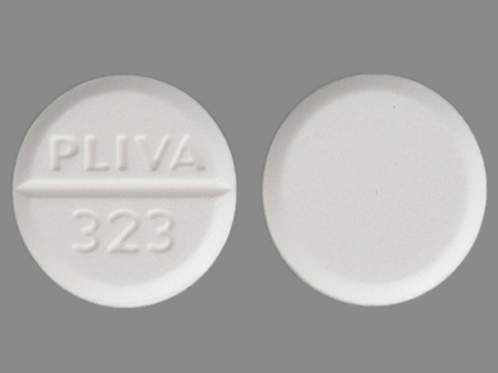 PLIVA 323: (50111-323) Bethanechol Chloride 5 mg Oral Tablet by Pliva Inc.