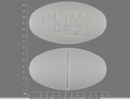 PLIVA 482: (50111-482) Theophylline 200 mg Extended Release Tablet by Major Pharmaceuticals