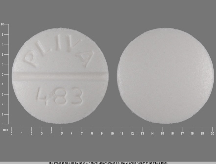 PLIVA 483: Theophylline 100 mg Extended Release Tablet