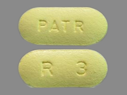 R3 PATR: (50458-594) Risperidone 3 mg Oral Tablet by Janssen Pharmaceutical, Inc.