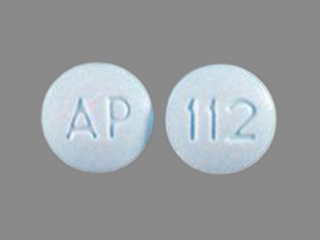 AP 112: Hyoscyamine Sulfate 0.125 mg Oral Tablet