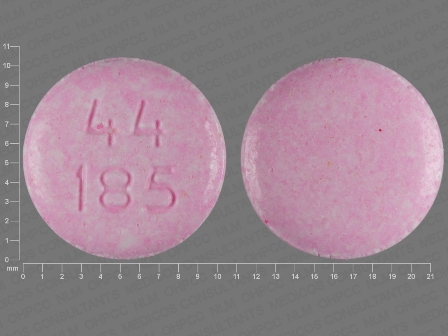 44 185: Apap 80 mg Chewable Tablet