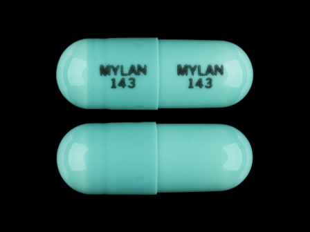 MYLAN 143: (51079-190) Indomethacin 25 mg Oral Capsule by Mylan Institutional Inc.