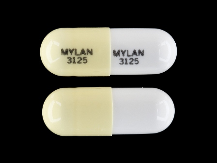 MYLAN 3125: (51079-437) Doxepin Hydrochloride 25 mg Oral Capsule by Udl Laboratories, Inc.