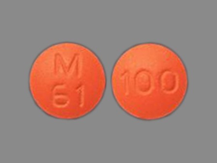 M 61 100: (51079-580) Thioridazine 100 mg Oral Tablet by Mylan Institutional Inc.