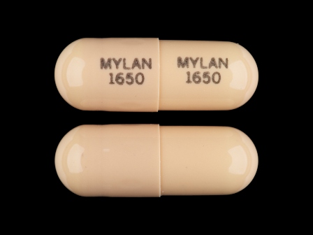 MYLAN 1650: (51079-584) Nitrofurantoin 50 mg Oral Capsule by Udl Laboratories, Inc.