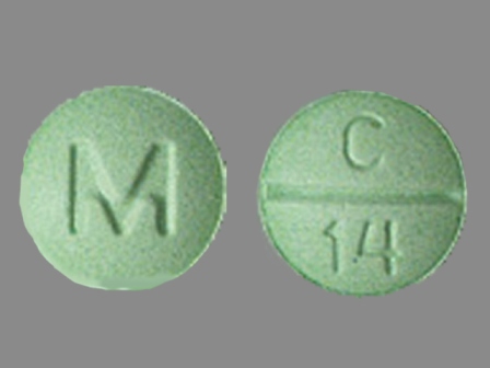 M C 14: (51079-882) Clonazepam 1 mg Oral Tablet by Udl Laboratories, Inc.