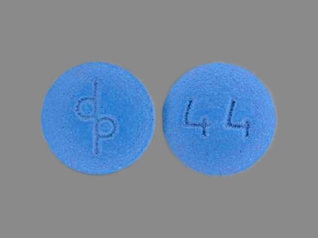 44 dp blue pill