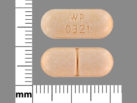WP 0321: (51525-0431) Felt 600 mg Oral Tablet by Wallace Pharmaceuticals Inc.