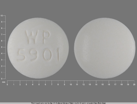WP 5901: (51525-5901) Carisoprodol 250 mg Oral Tablet by Wallace Pharmaceuticals Inc.