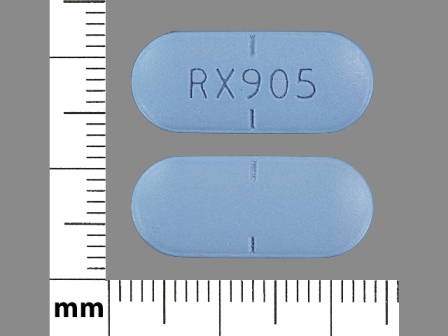 RX905: (51660-905) Valacyclovir 1 g/1 Oral Tablet, Film Coated by Nucare Pharmaceuticals, Inc.