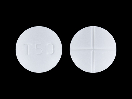T53: (51672-4023) Acetazolamide 250 mg Oral Tablet by Ncs Healthcare of Ky, Inc Dba Vangard Labs