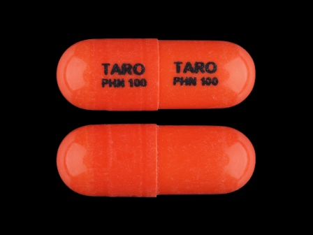 TARO PHN 100: (51672-4111) Phenytoin Sodium 100 mg Oral Capsule, Extended Release by Tya Pharmaceuticals