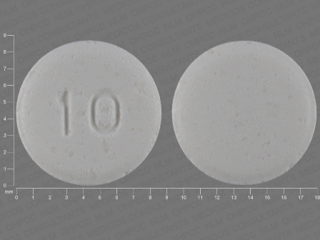 10: (51991-363) Rizatriptan 10 mg (As Rizatriptan Benzoate 14.53 mg) Disintegrating Tablet by Breckenridge Pharmaceutical, Inc.