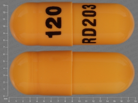 120 RD203: (51991-819) Propranolol Hydrochloride 120 mg 24 Hr Extended Release Capsule by Breckenridge Pharmaceutical, Inc.