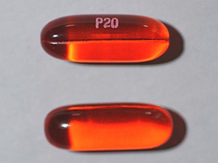 P20: Extra Strength Stool Softener Laxative 250 mg/250mg Oral Capsule, Liquid Filled