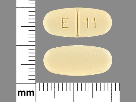 E 11: (52343-070) Levetiracetam 500 mg Oral Tablet, Film Coated by Gen-source Rx