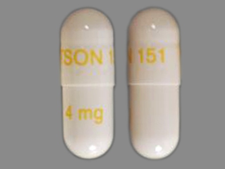 WATSON 151 4 mg: (52544-151) Rapaflo 4 mg Oral Capsule by Allergan, Inc.