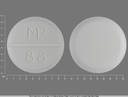 MP 88: Albuterol 4 mg (As Albuterol Sulfate 4.8 mg) Oral Tablet