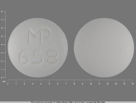 MP 658: (53489-216) Clonidine Hydrochloride .2 mg Oral Tablet by A-s Medication Solutions
