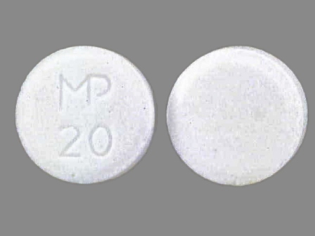 MP 20: (53489-281) Ergoloid Mesylates Oral Tablet by Carilion Materials Management