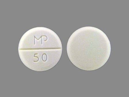 MP 50: (53489-506) Tolmetin 200 mg Oral Tablet by Mutual Pharmaceutical Company, Inc.