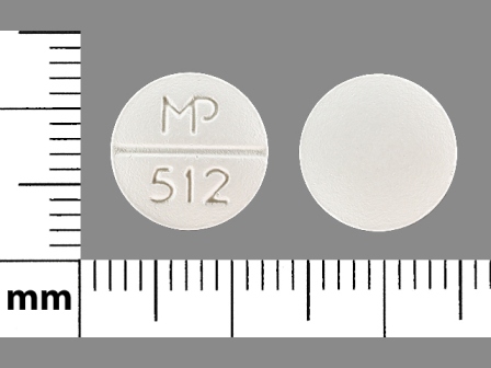 MP 512: (53489-552) Propafenone Hydrochloride 225 mg Oral Tablet by Mutual Pharmaceutical Co., Inc.