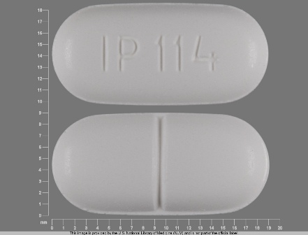 IP 114: Apap 650 mg / Hydrocodone Bitartrate 10 mg Oral Tablet