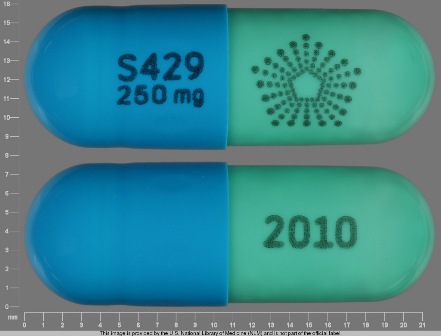 S429 250 mg 2010: (54092-189) Pentasa 250 mg Extended Release Capsule by Shire Us Manufacturing Inc.