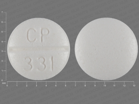 CP 331: (54505-331) Hydrocortisone 5 mg Oral Tablet by Corepharma LLC.
