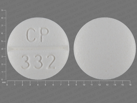 CP 332: (54505-332) Hydrocortisone 10 mg Oral Tablet by Corepharma LLC.