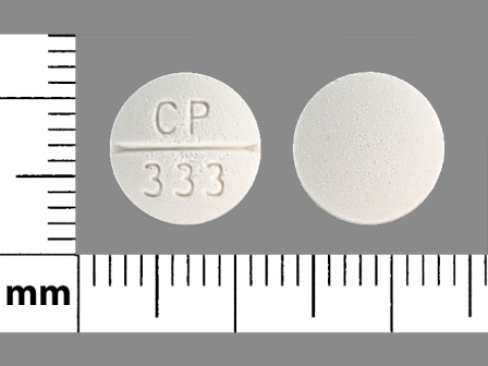CP 333: (54505-333) Hydrocortisone 20 mg Oral Tablet by Carilion Materials Management