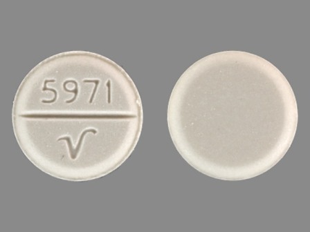 5971 V: (54738-554) Trihexyphenidyl Hydrochloride 2 mg Oral Tablet by Richmond Pharmaceuticals, Inc.