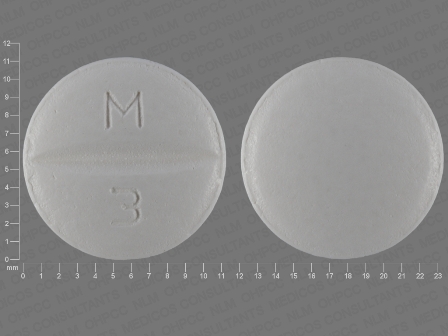 M 3: (55111-468) Metoprolol Succinate 100 mg Oral Tablet, Extended Release by Nucare Pharmaceuticals, Inc.