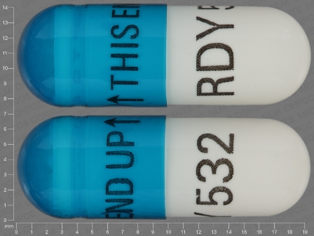 THIS END UP RDY 532: (55111-532) Divalproex Sodium 125 mg Delayed Release Capsule by Dr. Reddy's Laboratories Ltd