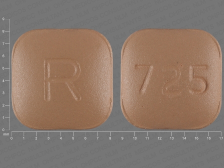 R 725: Montelukast 10 mg (As Montelukast Sodium 10.4 mg) Oral Tablet