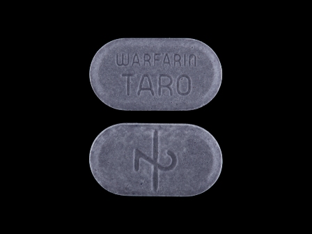 2 WARFARIN TARO: (55154-4695) Warfarin Sodium 2 mg Oral Tablet by Cardinal Health