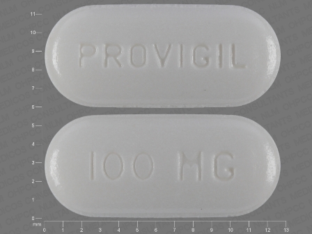PROVIGIL 100 MG: (55253-801) Modafinil 100 mg Oral Tablet by Par Pharmaceutical Inc.