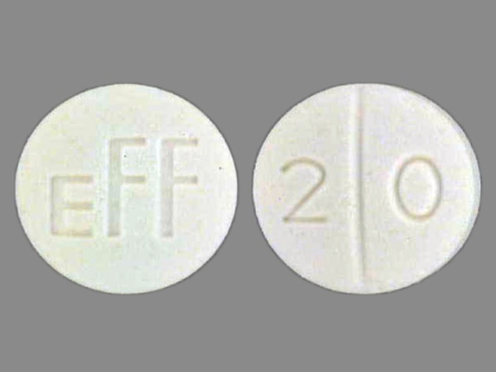 EFF 20: (55806-020) Methazolamide 50 mg Oral Tablet by Effcon Laboratories, Inc.
